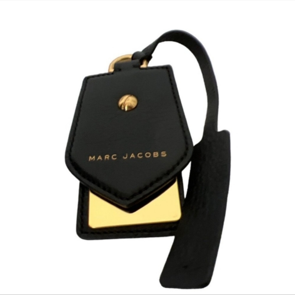 Marc Jacobs Leather Luggage Hang Tag Bag Charm BRAND NEW 11"